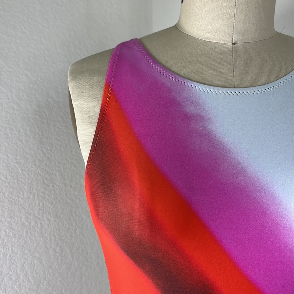 DRIES VAN NOTEN X Len Lye SS 21 Greta cutout striped swimsuit - Picture 8 of 9